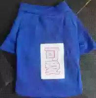 Темно -синяя милая одежда