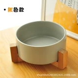 Кошачья чаша, собачья чаша кошка чаша керамическая кошачья чаша с твердым деревянной стойкой кошка питьевая вода миска кошка рис рис горшок горшок горшок кошка кошачья миска поклонение универсальным