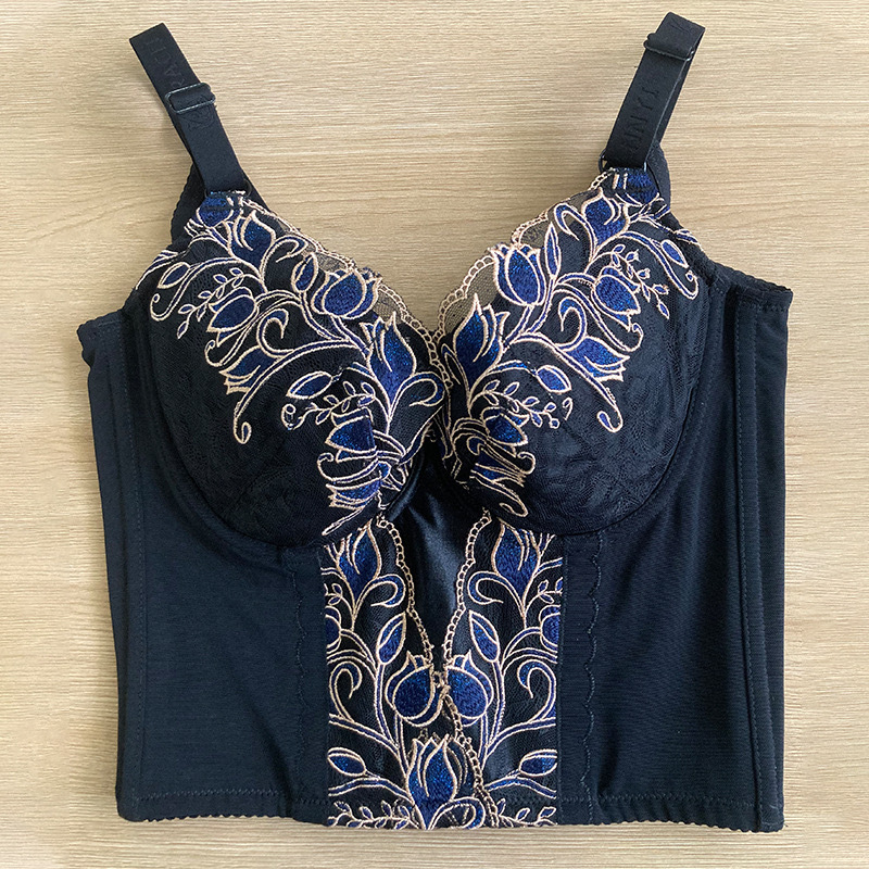 Tingman Yiting Second-Generation Shuyu Long Bra for Tummy Control and Side Breast Reduction, Body Shaping Mold for Sculpting and Slimming Underwear