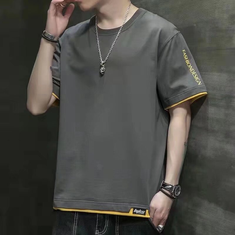 9.9 Yuan Workwear Wear-Resistant and Dirt-Resistant Short-Sleeved T-Shirt for Men, Cheap Top, Ice Silk Round Neck Half-Sleeve Base Shirt 9.9 Yuan Workwear Wear-Resistant and Dirt-Resistant Short-Sleeved T-Shirt for Men, Cheap Top, Ice Silk Round Neck Half-Sleeve Base Shirt
