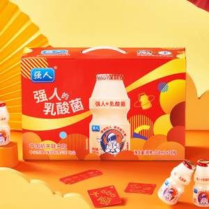 强人乳酸菌饮料108ml*20瓶/箱航天联名原味