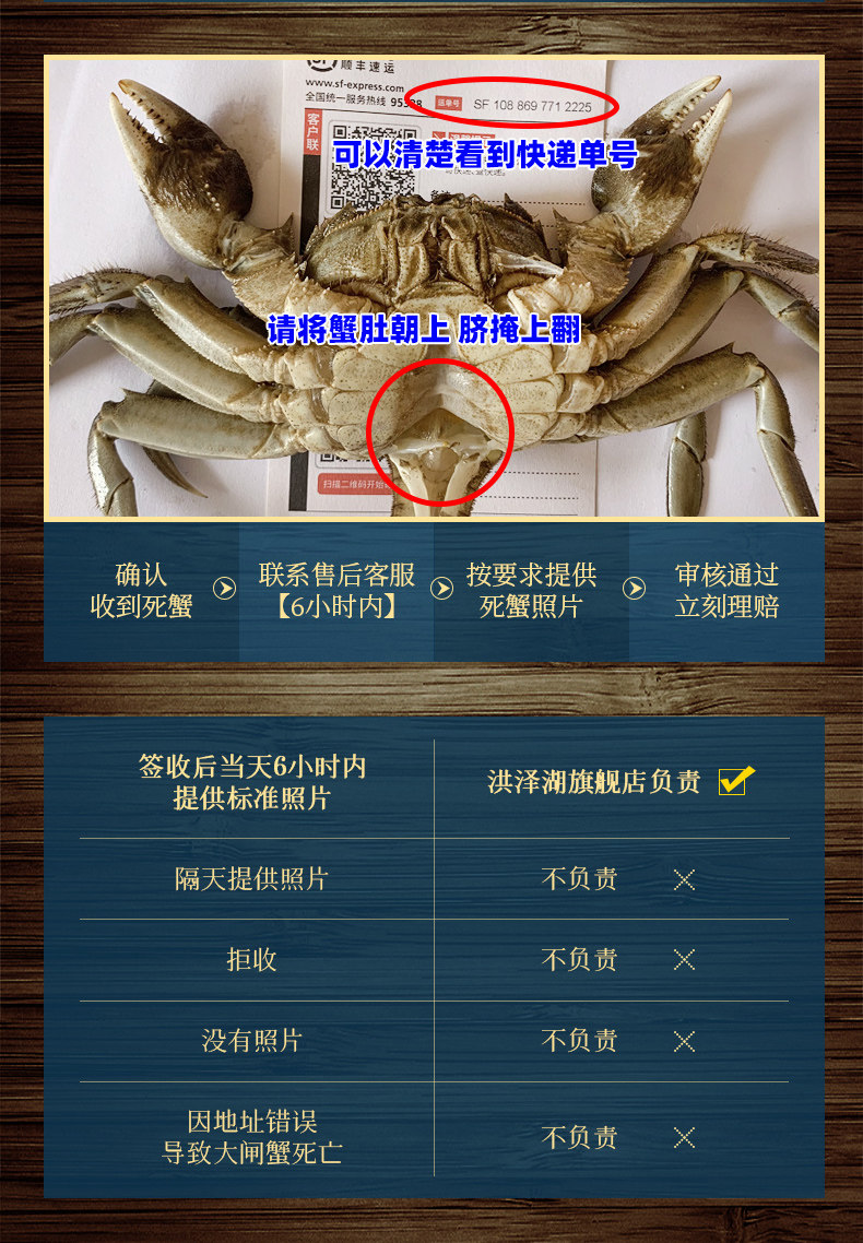 现货洪泽湖大闸蟹 12只 公4.0两/母2.5两 图8