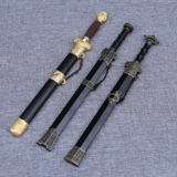 Четырехлетний магазин Лонгквань Сити города из нержавеющей стали Меч обороны для тела меча, хранение меча, открытый реквизит холодный оружие украшения маленький короткий меч не открыт