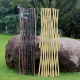 Наружный бамбуковый забор небольшой забор забор наружный настенный ограждение Guardrail, бамбуковый цветочный кронштейн Приют сад бамбук -полюсный двор Телескопический