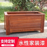 Антикоррозивная деревянная цветочная коробка углеродные указание указать горшок на открытом воздухе садовый цветок