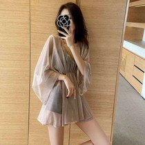 Swimsuit Women Summer Sweet Beauty Seaside New Tide Fairy Gas Three Sets Fashion Holiday Swimsuit Sunday Ensemble Conservative Split