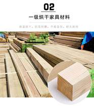 New product 4 polished sylvestris pine solid wood logs fir square slats floor keels ceiling beams diy customization