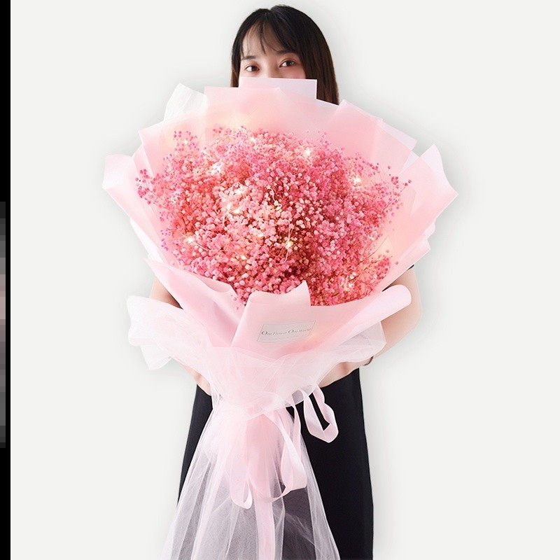 Dry bouquet dry flower big bouquet graduation season friendship full of heart dry flower bouquet to send girlfriend surprise birthday gift