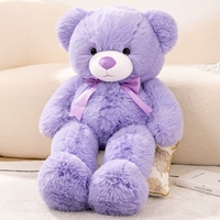 Фиолетовый медведь длиной 80 см.