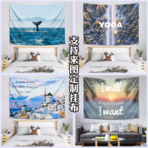 ins Nordic Wind Hanging Boutique Hotel folk Walls Cloth Starry Sky totem Background Boudiy Custom Decorative Cloth