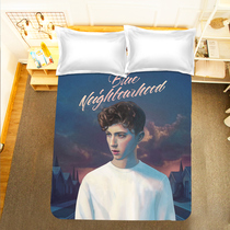 Poke Master Troye Sivan bed sheet quilt cover four-piece set European and American style male god ins female student dormitory bedding