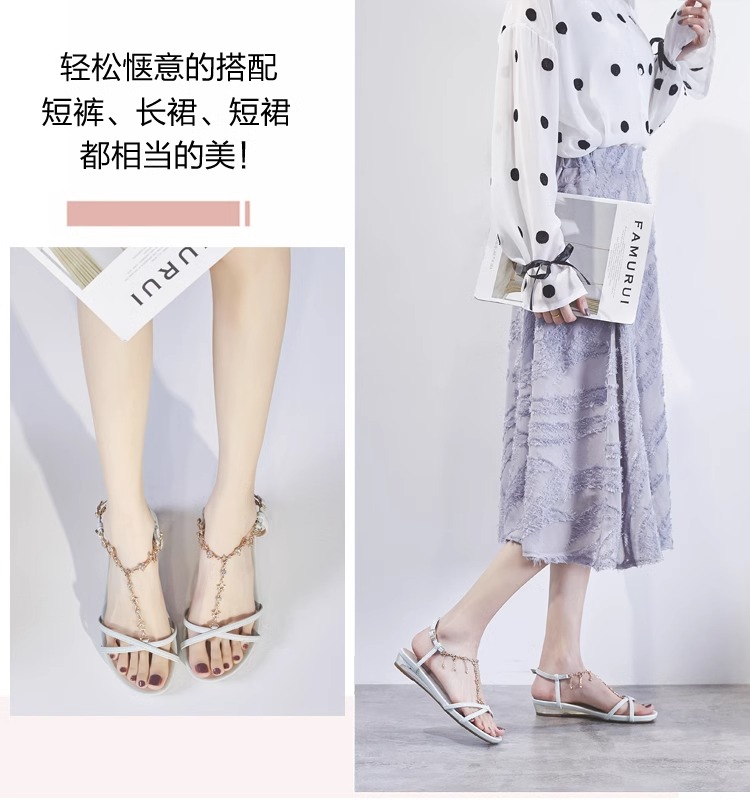 C9805 3310K GIÀY DÉP SANDAL NỮ RSKREGS GẮN ĐÁ MÙA HÈ ĐẾ XUỒNG GIÀY DÉP NỮ G06 SẢN PHẨM MỚI