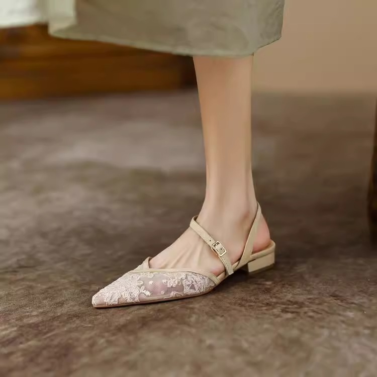 C9706 3310K GIÀY DÉP SANDAL NỮ RSKREGS MŨI NHỌN MÙA HÈ THOÁNG KHÍ GIÀY DÉP NỮ G06 SẢN PHẨM MỚI