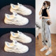 Genuine leather white shoes for women autumn and winter 2026 new retro women's shoes soft sole versatile lightweight casual shoes sports sneakers