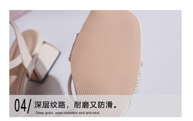 C9686 2760K GIÀY DÉP SANDAL NỮ RSKREGS GÓT VUÔNG MÙA HÈ GIÀY DÉP NỮ DA BÒ G06 SẢN PHẨM MỚI