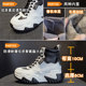Dad's shoes women's autumn and winter plus velvet 2025 new versatile Martin boots shoes sports and leisure high-top white shoes short boots