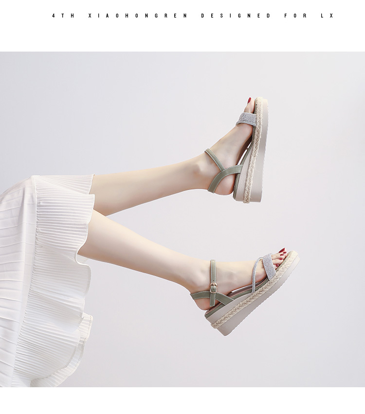 C9741 3130K GIÀY DÉP SANDAL NỮ RSKREGS MÙA HÈ PHONG CÁCH HÀN QUỐC ĐẾ XUỒNG ĐẾ CAO GIÀY DÉP NỮ DA BÒ G06 SẢN PHẨM MỚI