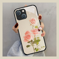 Lotus Color Rose Apply iPhone13 Phone Shell New Apple 13promax Lens Full Package 12Pro Advanced Sensation Ins Wind 11 Protective Sleeve X Mesh Red Female 8plus Defense