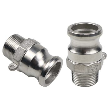 304/316 stainless steel quick joint f-type male male end outer wire thread dn/25/32/40/50/65/80