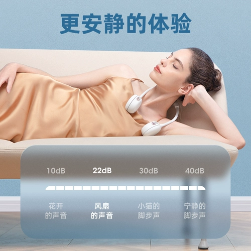 IQS Vishing Neck Fan Lazy People Vise Sece Fan Портативный USB Mini Mini Mater Mute Electric Electric Зарядка Охлаждение.