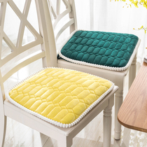Winter minimalist dining table and chair cushion removable and washable stool mat living room household non-slip plush thickened belt chair cushion