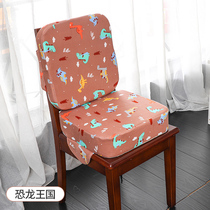 Childrens height cushion dining chair thickened cushion primary school students are not easy to collapse eat learn non-slip cartoon home chair cushion