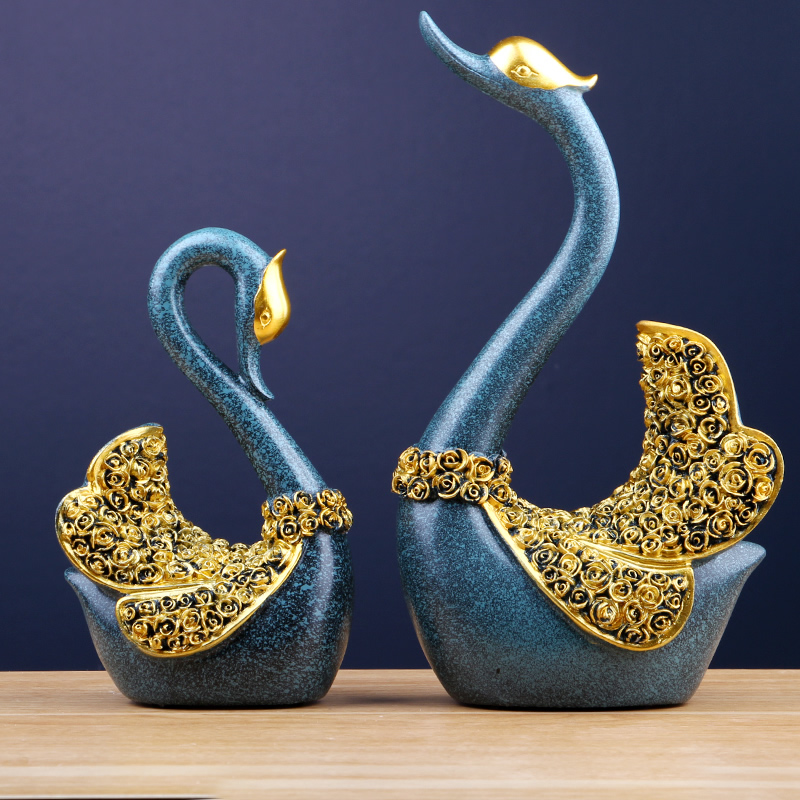 Nordic Home Decoration Products Swing Piece Wedding Gift Resin Dancing Creative Living Room Office Genguan Wine Cabinet Furnishing-Taobao