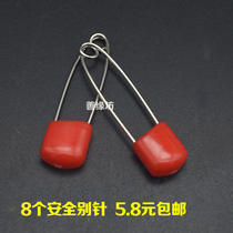 Baby and child safety pin DIY red plastic pin accessories brooch clothing sachet lucky bag accessories