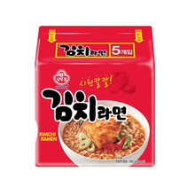 韩国不倒翁进口泡菜拉面方便面韩式风味5袋