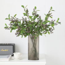 High-end light luxury Nordic modern style Lucky Fruit simulated green plant artificial flower ornaments living room dining table interior decoration plants