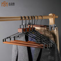 Iron and wood cold hangers household adhesive hook hanging clothes childrens non-slip clothing stores special metal iron clothes hangers