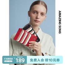  Amazing Song card bag female 2021 new trendy multi-function long hand-held wallet multi-card all-in-one bag