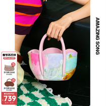 Amazing Song Ono co-branded petal bag medium size autumn and winter new fashion design portable Messenger bag for women