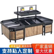 Fresh supermarket fruit shelf display rack Fruit shop shelf Creative multi-layer fruit and vegetable rack Commercial Nakajima pile head