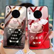 Huawei mate30 mobile phone case glass mate30pro protection silicone sleeve mt30 all-inclusive soft shell m30 hard por anti-drop TAS-AL00 tide men LIO Womens