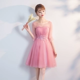 Летнее платье подружки невесты, коллекция 2023, в корейском стиле, облегающий крой