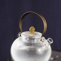 Iron pot lifting beam handle accessories pot handle Japanese style handle teapot lifting beam boiling teapot accessories