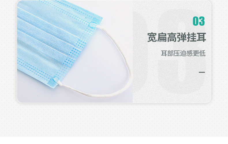 范茉莉 医用级一次性防病毒口罩 50只装 图8