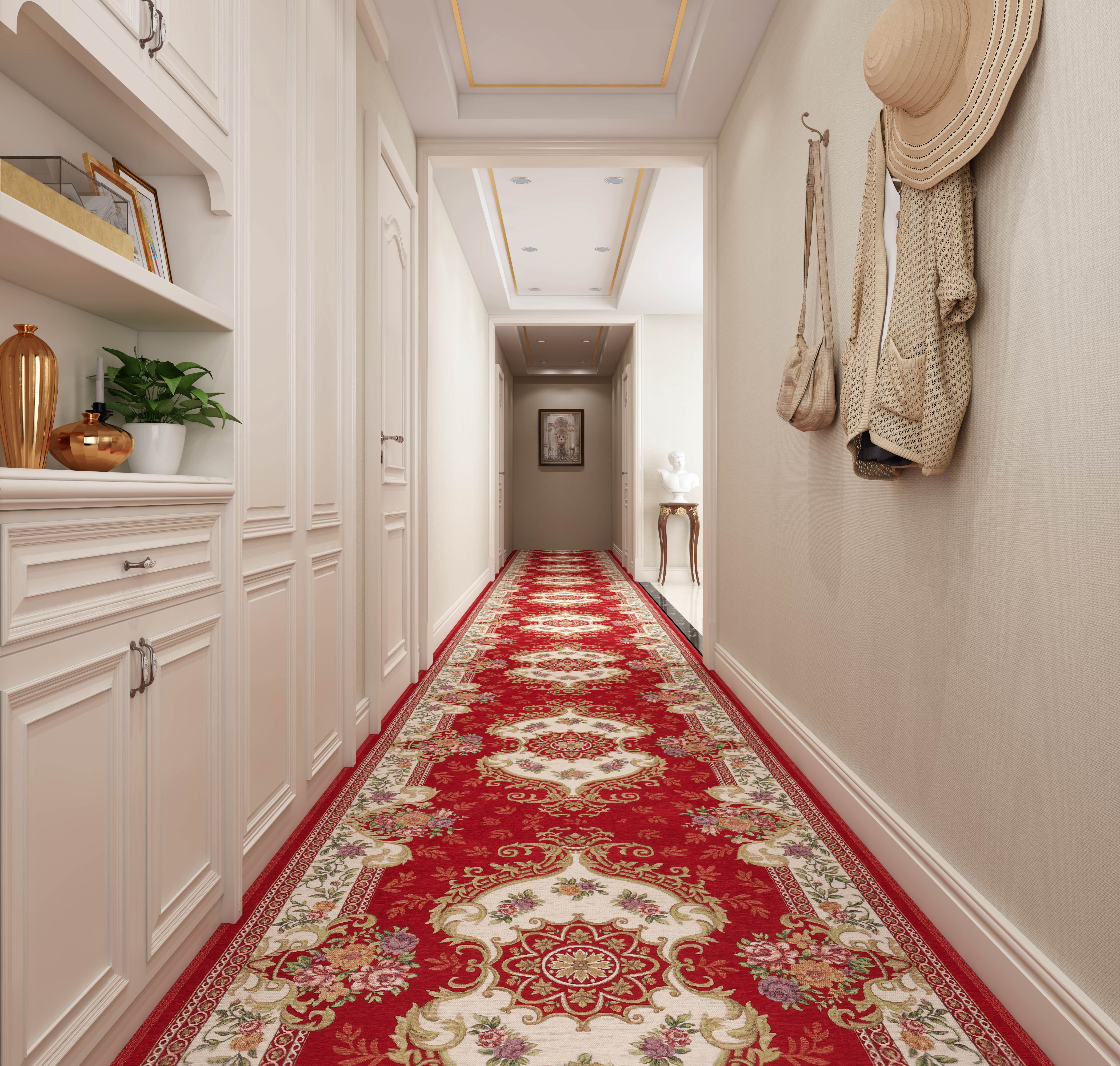 European-style household door mats simple entry door carpet porch corridor foot mats absorbent non-slip door mats