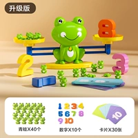 Большие цифровые карточки с вопросами, модернизированная версия, лягушка, 10 шт