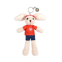 Roland Garros French Open mascot tennis peripheral rabbit pendant doll ornament plush pendant New Year gift