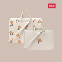 Laptop bag applicable Apple Huawei Honor magicbook13 3 Xiaoqing New handbill Bill Of Lading Shoulder Lenovo Dell 14 Large capacity 15 6 inches Huo HP good-looking liner Bag Woman