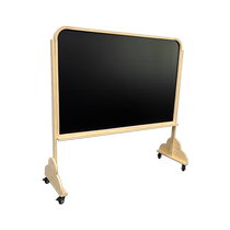 Kindergarten upright movement pulley bracket with tray suction magnetic blackboard white board Angle Cloud Corner Cloud shaped base log frame Childrens graffiti Teaching training office Show advertising board 067