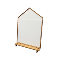 Original design childrens drawing board kindergarten blackboard whiteboard wall teak solid wood frame office teaching graffiti wall