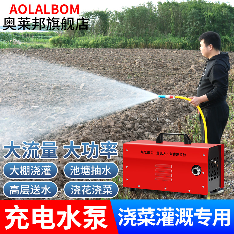 Rechargeable water pump agricultural pump farmland irrigation outdoor vegetable garden watering artifact watering machine