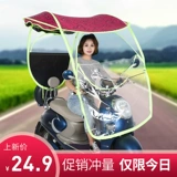 Электрический электромобиль, зонтик, защита транспорта