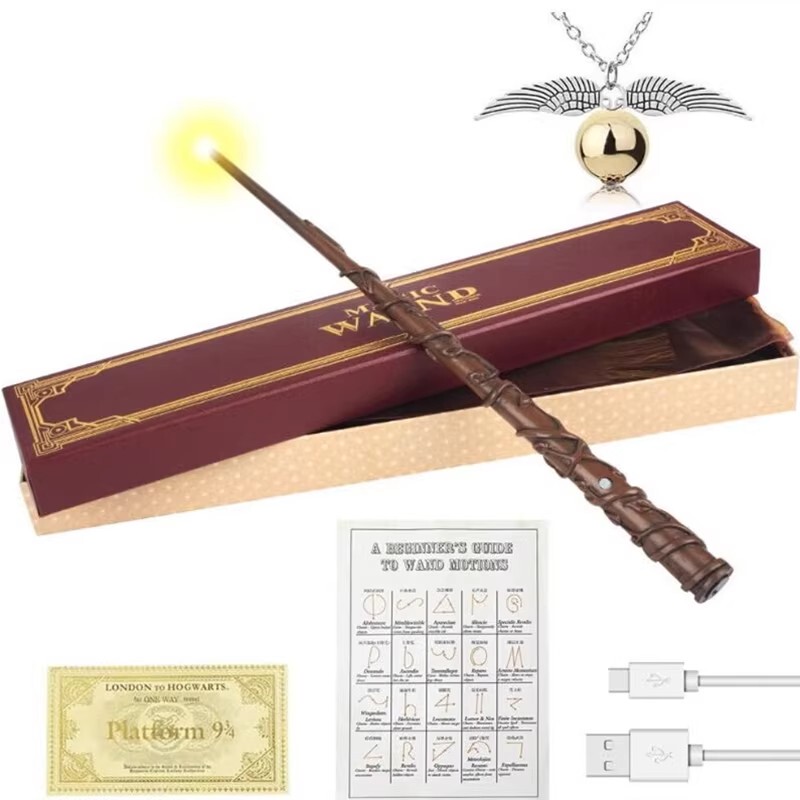 Harry Potter Light-Up Wand Rechargeable Led Hermione Dumbledore Universal Studios Merchandise Magic Wand Harry Potter Light-Up Wand Rechargeable Led Hermione Dumbledore Universal Studios Merchandise Magic Wand
