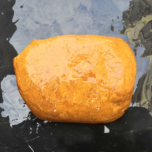 Натуральный желтый восковой аквариум Визит ландшафтный саженцы камней, черепахи, обратно к отдыху, плоский камень