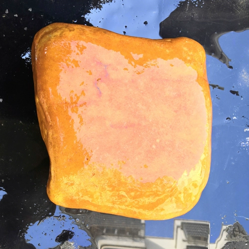 Натуральный желтый восковой аквариум Визит ландшафтный саженцы камней, черепахи, обратно к отдыху, плоский камень