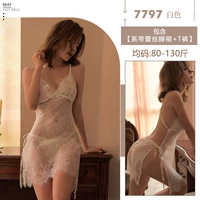 Белая пижама, с открытой спиной